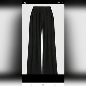 Cider Viral Black Wide-Leg Pants